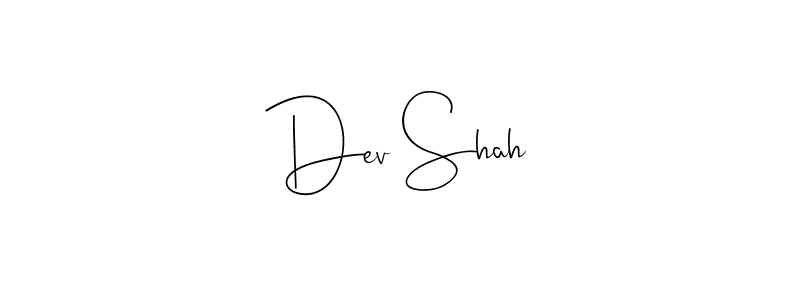 if you are searching for the best signature style for your name Dev Shah. so please give up your signature search. here we have designed multiple signature styles  using Andilay-7BmLP. Dev Shah signature style 4 images and pictures png