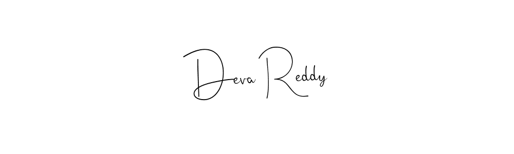 Create a beautiful signature design for name Deva Reddy. With this signature (Andilay-7BmLP) fonts, you can make a handwritten signature for free. Deva Reddy signature style 4 images and pictures png