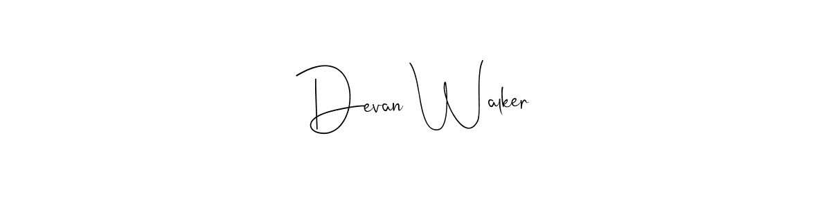 You should practise on your own different ways (Andilay-7BmLP) to write your name (Devan Walker) in signature. don't let someone else do it for you. Devan Walker signature style 4 images and pictures png