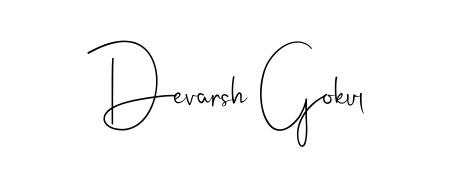 Make a beautiful signature design for name Devarsh Gokul. With this signature (Andilay-7BmLP) style, you can create a handwritten signature for free. Devarsh Gokul signature style 4 images and pictures png