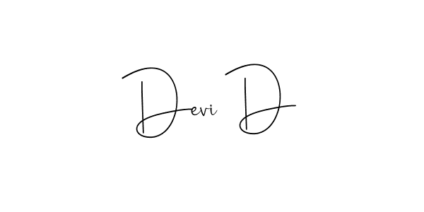 Devi D stylish signature style. Best Handwritten Sign (Andilay-7BmLP) for my name. Handwritten Signature Collection Ideas for my name Devi D. Devi D signature style 4 images and pictures png