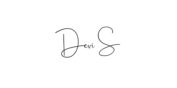 Devi S stylish signature style. Best Handwritten Sign (Andilay-7BmLP) for my name. Handwritten Signature Collection Ideas for my name Devi S. Devi S signature style 4 images and pictures png