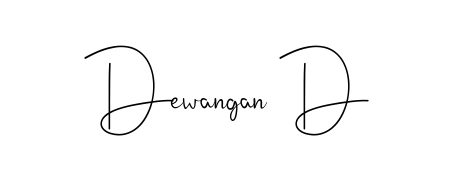 Elevate your brand with a stunning Dewangan D eSignature. The Andilay-7BmLP style provides a balanced, flowing aesthetic for everyday signing. Dewangan D signature style 4 images and pictures png