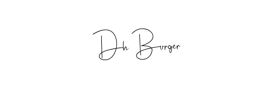 Andilay-7BmLP is a professional signature style that is perfect for those who want to add a touch of class to their signature. It is also a great choice for those who want to make their signature more unique. Get Dh Burger name to fancy signature for free. Dh Burger signature style 4 images and pictures png