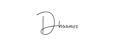 Try this chic Dhaanus handwritten sign style. Using Andilay-7BmLP font elements, it gives your name a sleek, memorable identity. Dhaanus signature style 4 images and pictures png