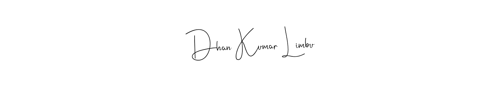 Check out images of Autograph of Dhan Kumar Limbu name. Actor Dhan Kumar Limbu Signature Style. Andilay-7BmLP is a professional sign style online. Dhan Kumar Limbu signature style 4 images and pictures png