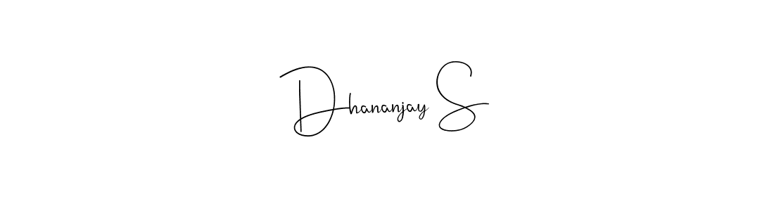 Similarly Andilay-7BmLP is the best handwritten signature design. Signature creator online .You can use it as an online autograph creator for name Dhananjay S. Dhananjay S signature style 4 images and pictures png