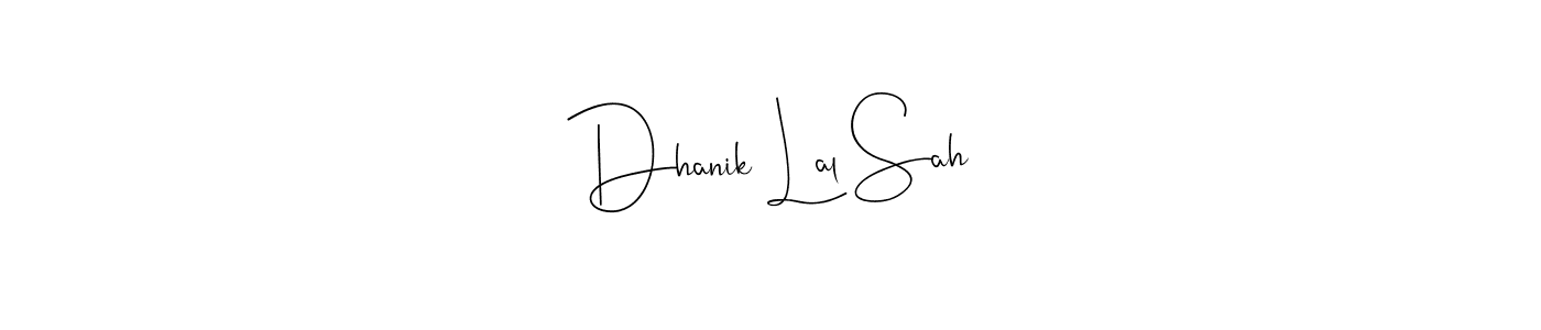 Best and Professional Signature Style for Dhanik Lal Sah. Andilay-7BmLP Best Signature Style Collection. Dhanik Lal Sah signature style 4 images and pictures png