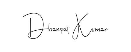 A classic penmanship look for Dhanpat Kumar. The Andilay-7BmLP font brings timeless elegance and confidence to every signed document. Dhanpat Kumar signature style 4 images and pictures png