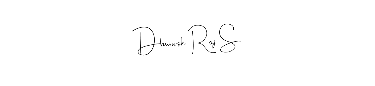 Make a beautiful signature design for name Dhanush Raj S. Use this online signature maker to create a handwritten signature for free. Dhanush Raj S signature style 4 images and pictures png