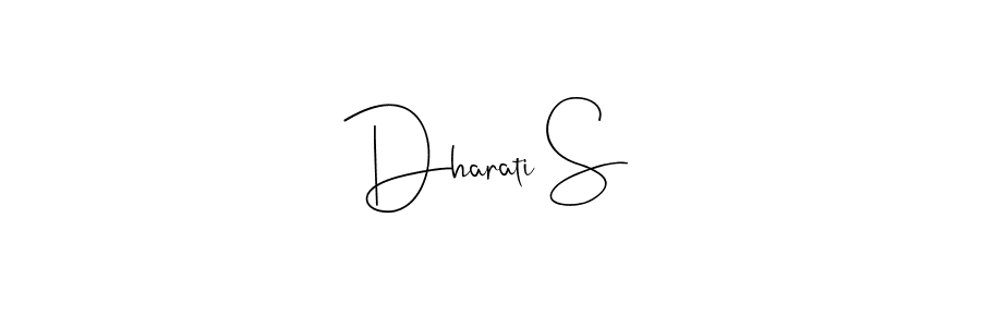 Dharati S stylish signature style. Best Handwritten Sign (Andilay-7BmLP) for my name. Handwritten Signature Collection Ideas for my name Dharati S. Dharati S signature style 4 images and pictures png