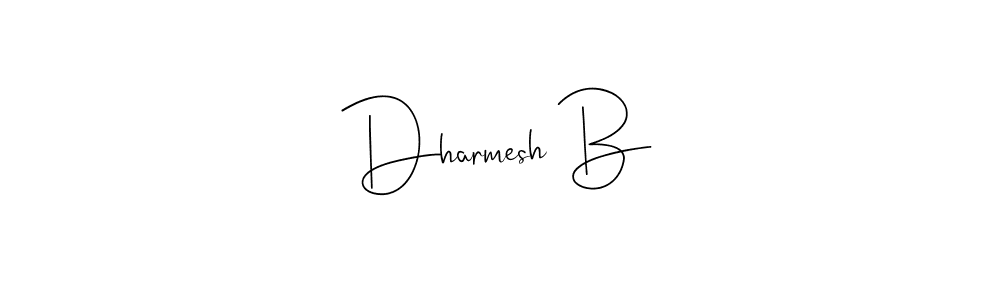 You should practise on your own different ways (Andilay-7BmLP) to write your name (Dharmesh B) in signature. don't let someone else do it for you. Dharmesh B signature style 4 images and pictures png