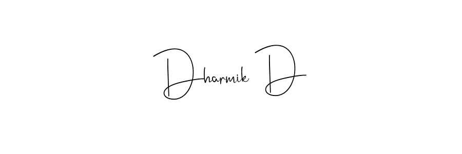 Dharmik D stylish signature style. Best Handwritten Sign (Andilay-7BmLP) for my name. Handwritten Signature Collection Ideas for my name Dharmik D. Dharmik D signature style 4 images and pictures png