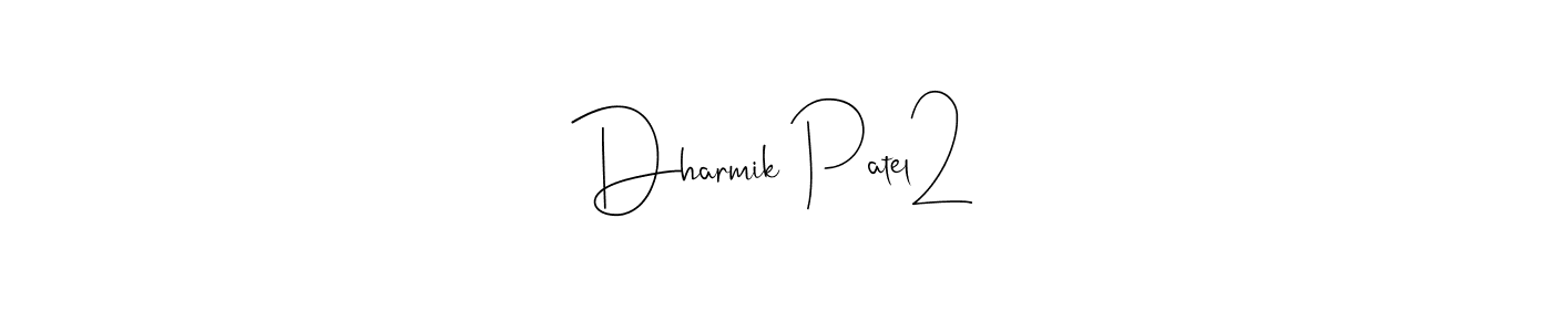 This is the best signature style for the Dharmik Patel2 name. Also you like these signature font (Andilay-7BmLP). Mix name signature. Dharmik Patel2 signature style 4 images and pictures png