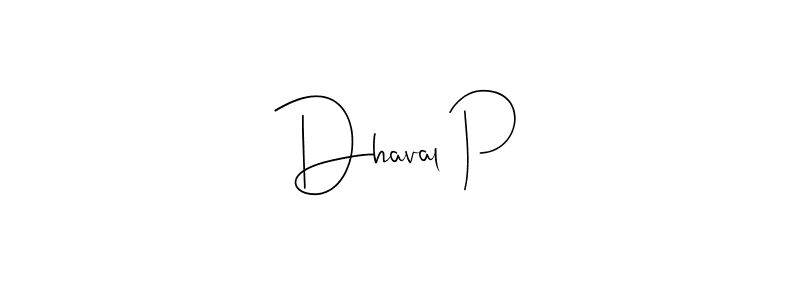 This is the best signature style for the Dhaval P name. Also you like these signature font (Andilay-7BmLP). Mix name signature. Dhaval P signature style 4 images and pictures png