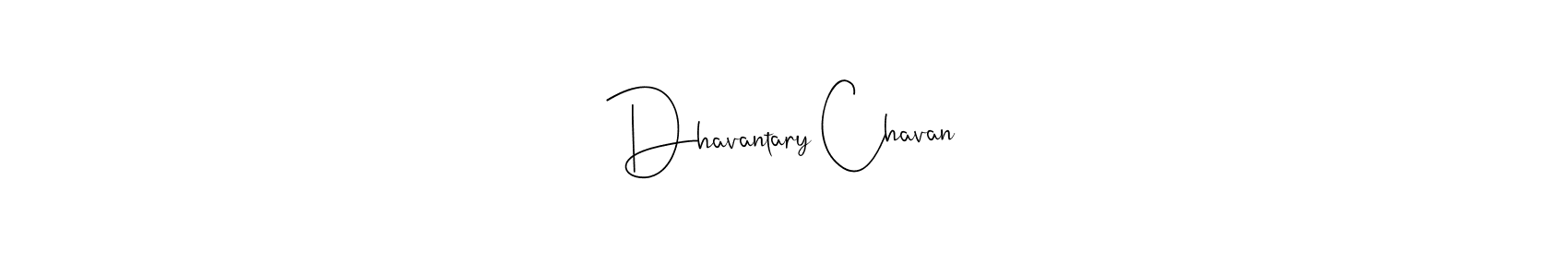 How to make Dhavantary Chavan signature? Andilay-7BmLP is a professional autograph style. Create handwritten signature for Dhavantary Chavan name. Dhavantary Chavan signature style 4 images and pictures png