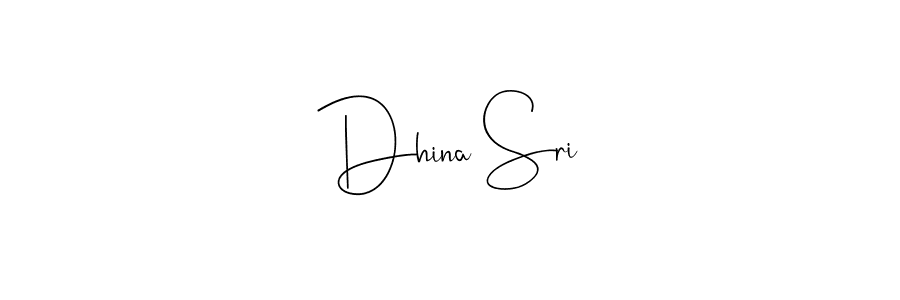 if you are searching for the best signature style for your name Dhina Sri. so please give up your signature search. here we have designed multiple signature styles  using Andilay-7BmLP. Dhina Sri signature style 4 images and pictures png
