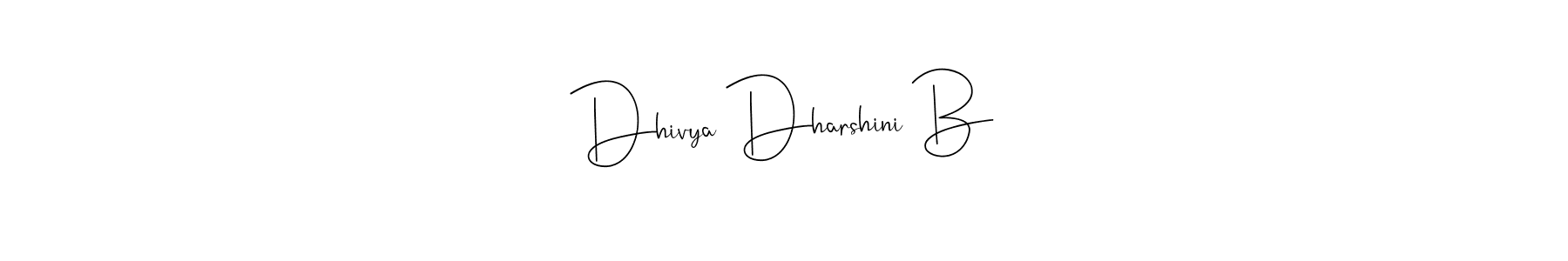 How to Draw Dhivya Dharshini B signature style? Andilay-7BmLP is a latest design signature styles for name Dhivya Dharshini B. Dhivya Dharshini B signature style 4 images and pictures png