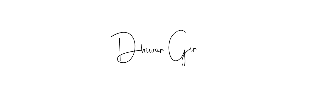 Best and Professional Signature Style for Dhiwar Gir. Andilay-7BmLP Best Signature Style Collection. Dhiwar Gir signature style 4 images and pictures png