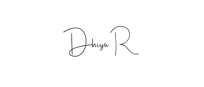 Similarly Andilay-7BmLP is the best handwritten signature design. Signature creator online .You can use it as an online autograph creator for name Dhiya R. Dhiya R signature style 4 images and pictures png