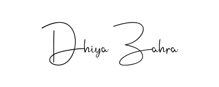 Try this chic Dhiya Zahra handwritten sign style. Using Andilay-7BmLP font elements, it gives your name a sleek, memorable identity. Dhiya Zahra signature style 4 images and pictures png