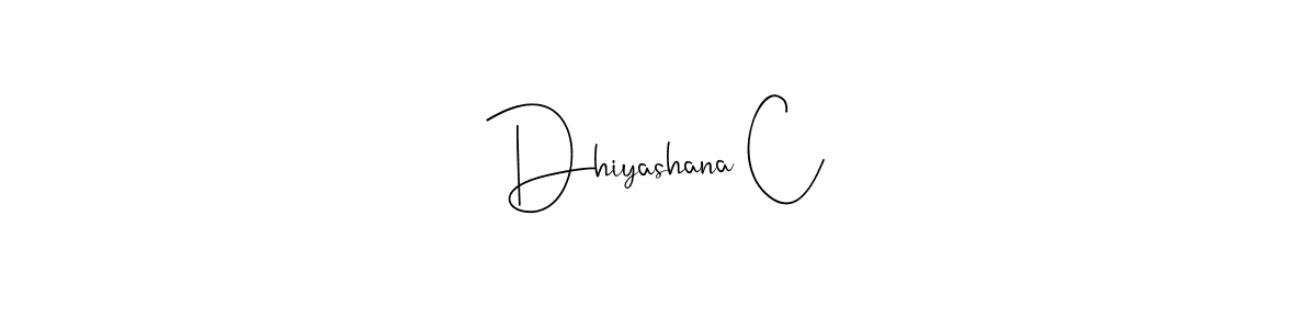 How to Draw Dhiyashana C signature style? Andilay-7BmLP is a latest design signature styles for name Dhiyashana C. Dhiyashana C signature style 4 images and pictures png
