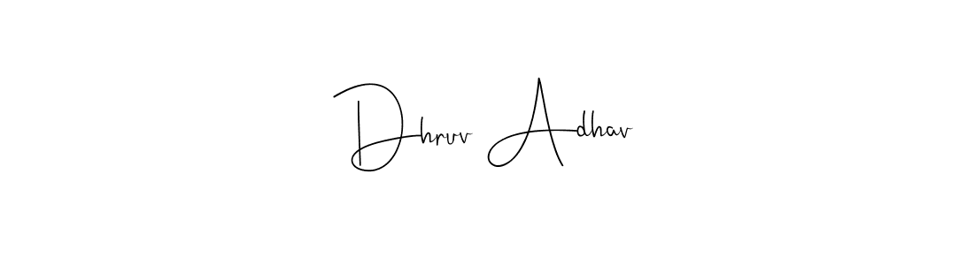 Here are the top 10 professional signature styles for the name Dhruv Adhav. These are the best autograph styles you can use for your name. Dhruv Adhav signature style 4 images and pictures png