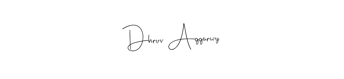 if you are searching for the best signature style for your name Dhruv Aggarwy. so please give up your signature search. here we have designed multiple signature styles  using Andilay-7BmLP. Dhruv Aggarwy signature style 4 images and pictures png