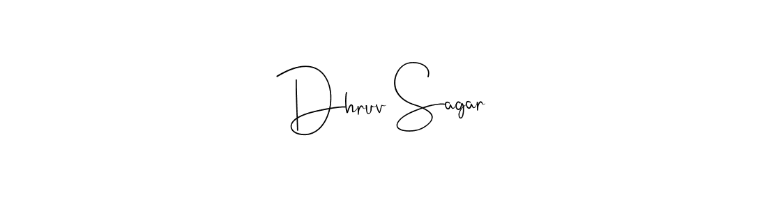 The best way (Andilay-7BmLP) to make a short signature is to pick only two or three words in your name. The name Dhruv Sagar include a total of six letters. For converting this name. Dhruv Sagar signature style 4 images and pictures png