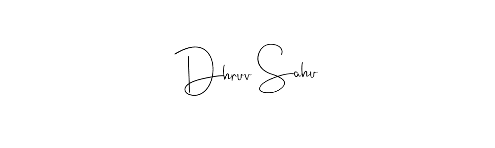 Use a signature maker to create a handwritten signature online. With this signature software, you can design (Andilay-7BmLP) your own signature for name Dhruv Sahu. Dhruv Sahu signature style 4 images and pictures png