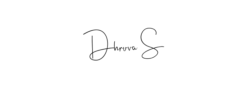 You can use this online signature creator to create a handwritten signature for the name Dhruva S. This is the best online autograph maker. Dhruva S signature style 4 images and pictures png