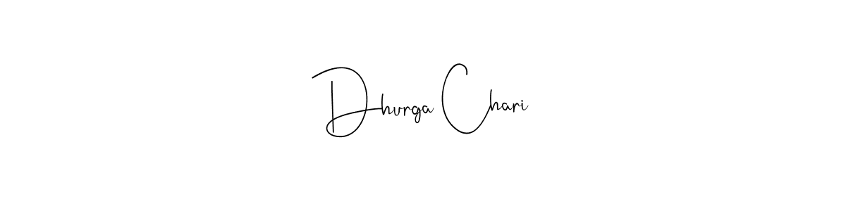 Andilay-7BmLP is a professional signature style that is perfect for those who want to add a touch of class to their signature. It is also a great choice for those who want to make their signature more unique. Get Dhurga Chari name to fancy signature for free. Dhurga Chari signature style 4 images and pictures png