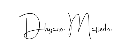Also You can easily find your signature by using the search form. We will create Dhyana Matieda name handwritten signature images for you free of cost using Andilay-7BmLP sign style. Dhyana Matieda signature style 4 images and pictures png