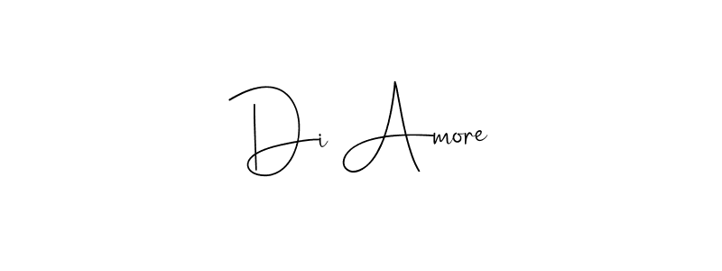 How to make Di Amore name signature. Use Andilay-7BmLP style for creating short signs online. This is the latest handwritten sign. Di Amore signature style 4 images and pictures png