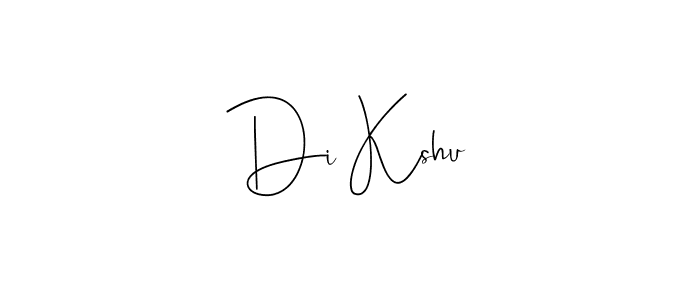 if you are searching for the best signature style for your name Di Kshu. so please give up your signature search. here we have designed multiple signature styles  using Andilay-7BmLP. Di Kshu signature style 4 images and pictures png