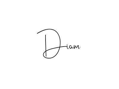 You should practise on your own different ways (Andilay-7BmLP) to write your name (Diam) in signature. don't let someone else do it for you. Diam signature style 4 images and pictures png