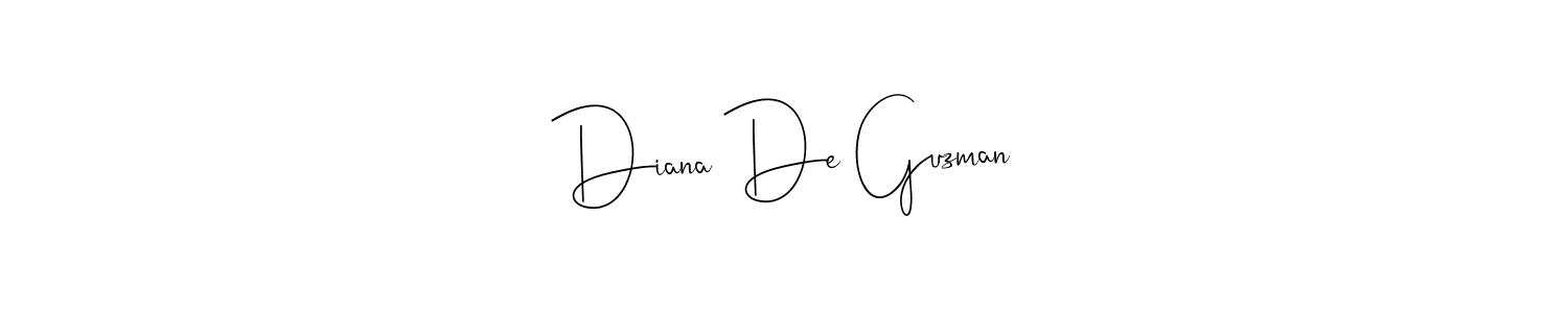 Create a beautiful signature design for name Diana De Guzman. With this signature (Andilay-7BmLP) fonts, you can make a handwritten signature for free. Diana De Guzman signature style 4 images and pictures png