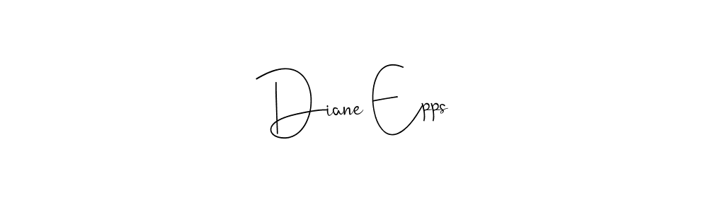 The best way (Andilay-7BmLP) to make a short signature is to pick only two or three words in your name. The name Diane Epps include a total of six letters. For converting this name. Diane Epps signature style 4 images and pictures png