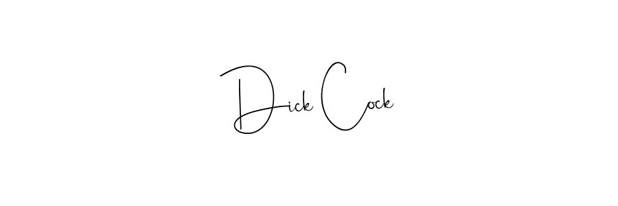 Make a beautiful signature design for name Dick Cock. Use this online signature maker to create a handwritten signature for free. Dick Cock signature style 4 images and pictures png