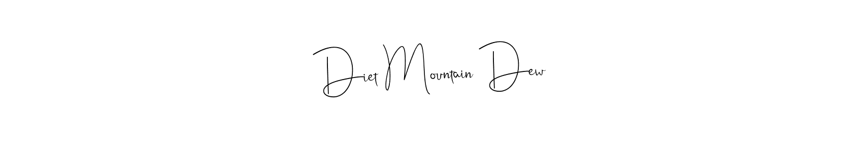 This is the best signature style for the Diet Mountain Dew name. Also you like these signature font (Andilay-7BmLP). Mix name signature. Diet Mountain Dew signature style 4 images and pictures png