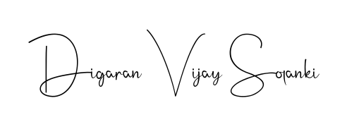 A classic penmanship look for Digaran Vijay Solanki. The Andilay-7BmLP font brings timeless elegance and confidence to every signed document. Digaran Vijay Solanki signature style 4 images and pictures png