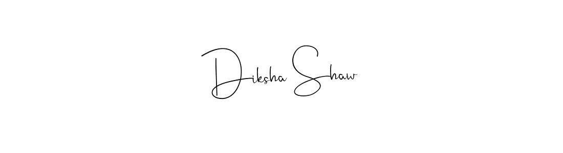 It looks lik you need a new signature style for name Diksha Shaw. Design unique handwritten (Andilay-7BmLP) signature with our free signature maker in just a few clicks. Diksha Shaw signature style 4 images and pictures png