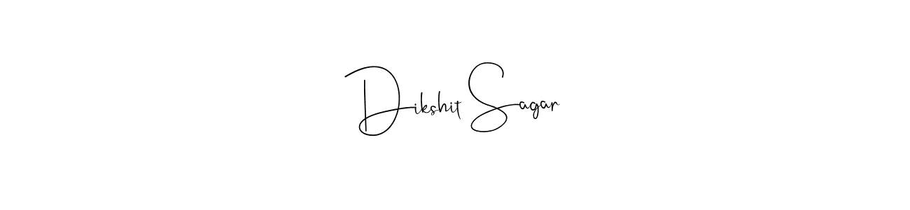 The best way (Andilay-7BmLP) to make a short signature is to pick only two or three words in your name. The name Dikshit Sagar include a total of six letters. For converting this name. Dikshit Sagar signature style 4 images and pictures png
