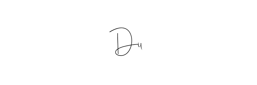 How to make Dil♥️ signature? Andilay-7BmLP is a professional autograph style. Create handwritten signature for Dil♥️ name. Dil♥️ signature style 4 images and pictures png