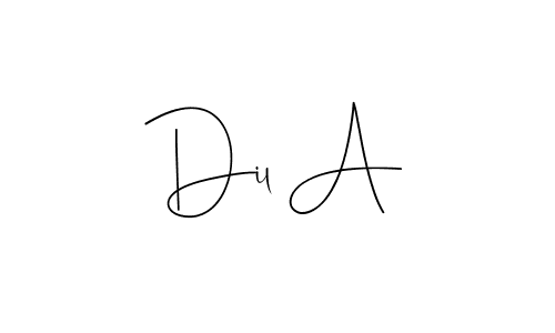 Dil A stylish signature style. Best Handwritten Sign (Andilay-7BmLP) for my name. Handwritten Signature Collection Ideas for my name Dil A. Dil A signature style 4 images and pictures png