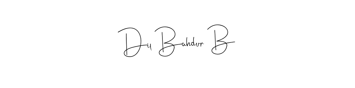 You can use this online signature creator to create a handwritten signature for the name Dil Bahdur B. This is the best online autograph maker. Dil Bahdur B signature style 4 images and pictures png