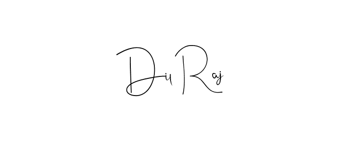 The best way (Andilay-7BmLP) to make a short signature is to pick only two or three words in your name. The name Dil Raj include a total of six letters. For converting this name. Dil Raj signature style 4 images and pictures png
