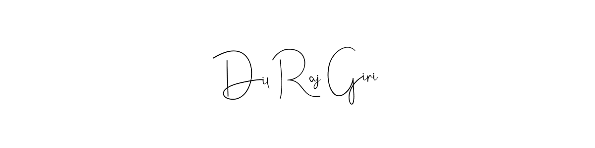 if you are searching for the best signature style for your name Dil Raj Giri. so please give up your signature search. here we have designed multiple signature styles  using Andilay-7BmLP. Dil Raj Giri signature style 4 images and pictures png