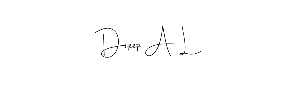 See photos of Dileep A L official signature by Spectra . Check more albums & portfolios. Read reviews & check more about Andilay-7BmLP font. Dileep A L signature style 4 images and pictures png