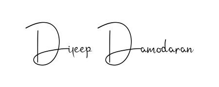 Transform the name Dileep Damodaran into a signature masterpiece using Andilay-7BmLP font. Ideal for photographers, artists, and creators looking for watermarks. Dileep Damodaran signature style 4 images and pictures png